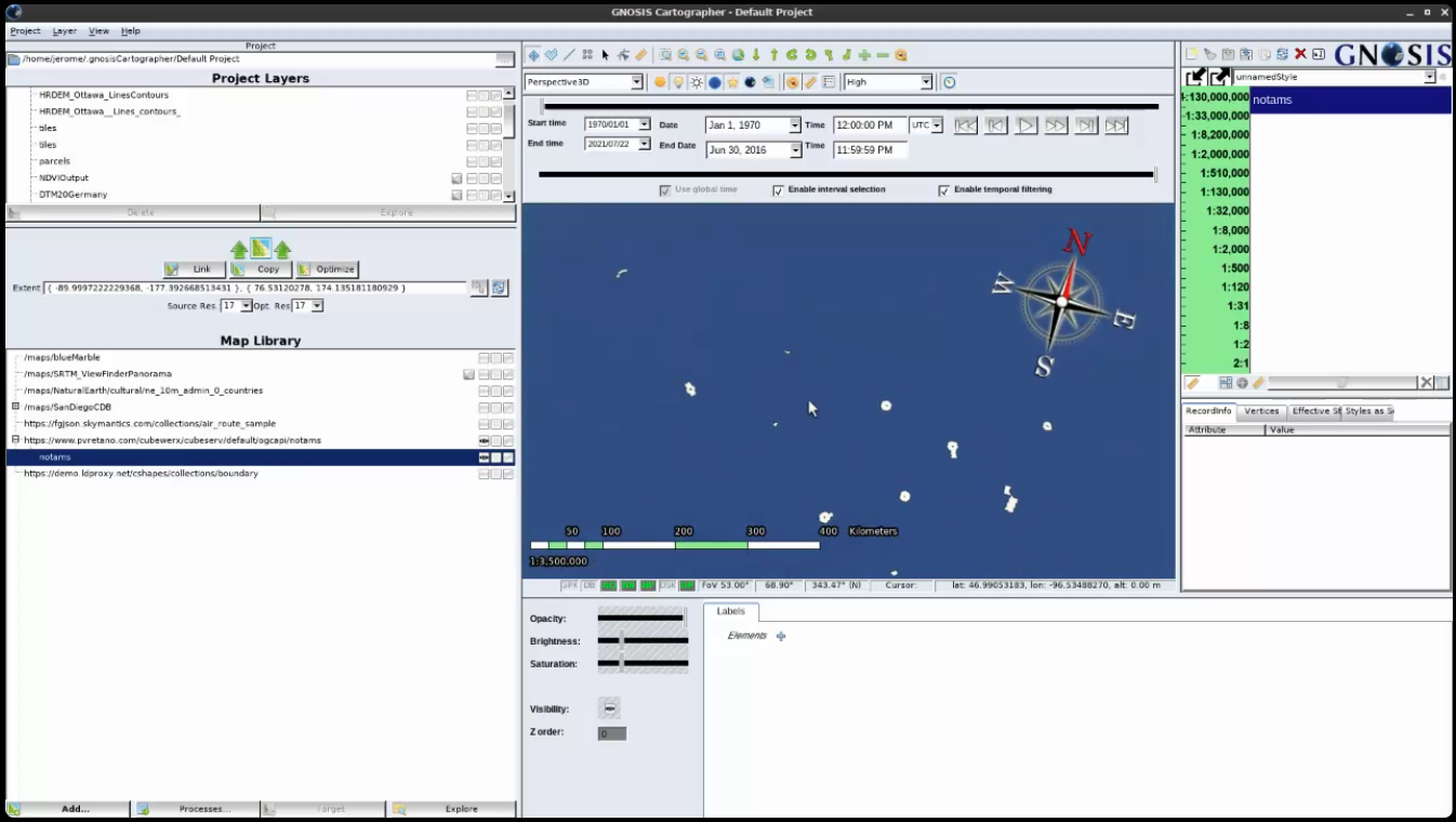 Ecere GNOSIS demonstration screenshot 2