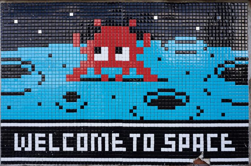 'Welcome To Space' mosaic