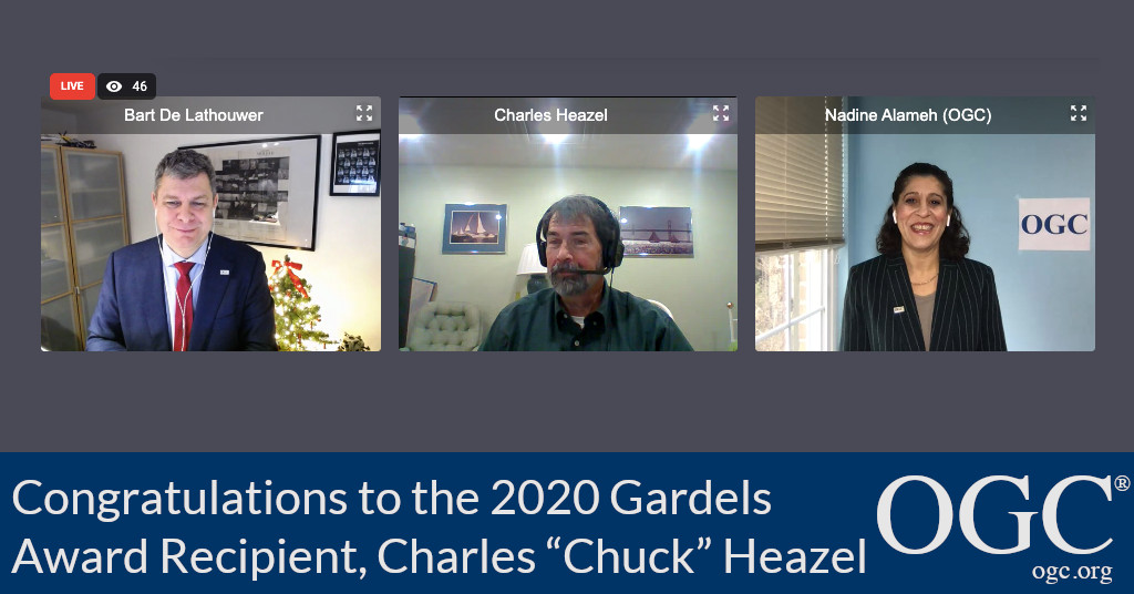 2020 Gardels Award Recipient, Charles Chick Heazel