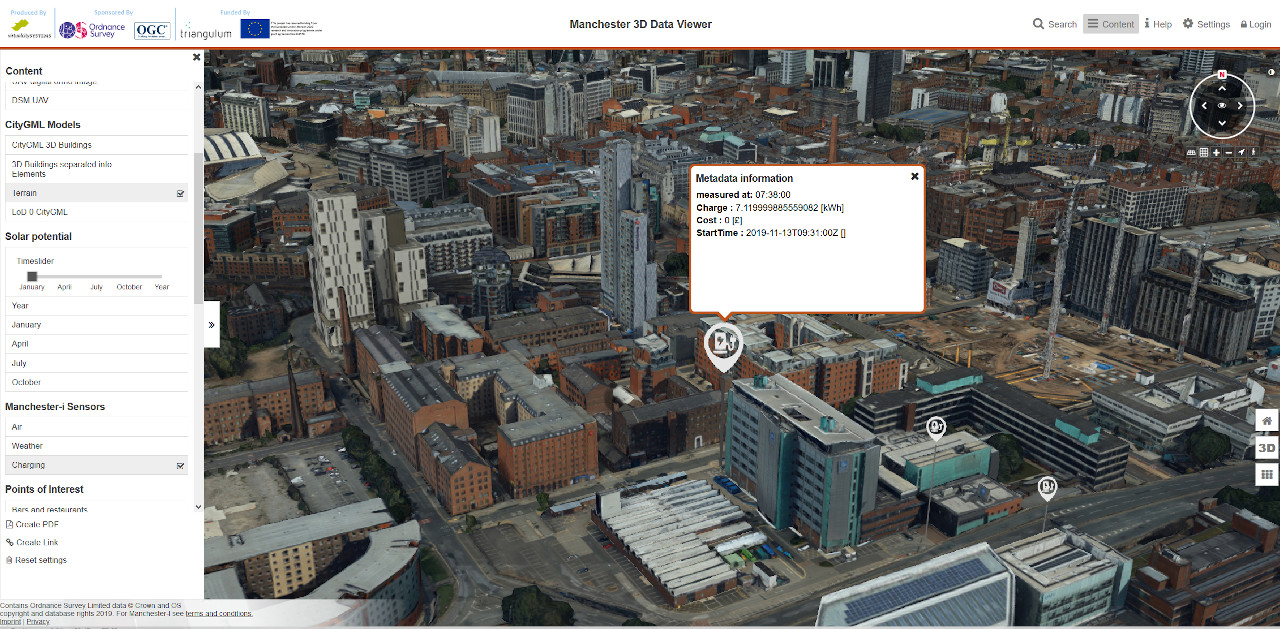 The Manchester 3D Data Viewer was developed by virtualcitySYSTEMS as the winning entry to the 2019 CityGML Challenge.