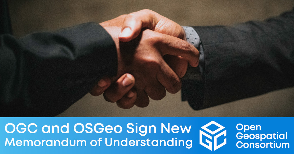 Handshake - OGC and OSGeo Sign new Memorandum of Understanding