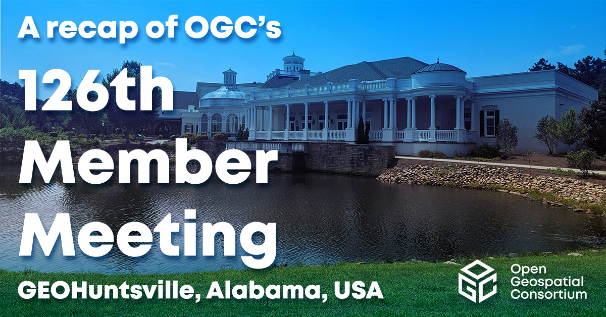 Banner text reads: A recap of OGC's 126th Member Meeting