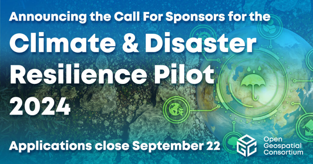 Announcing the call for sponsors for the climate and disaster resilience pilot 2024