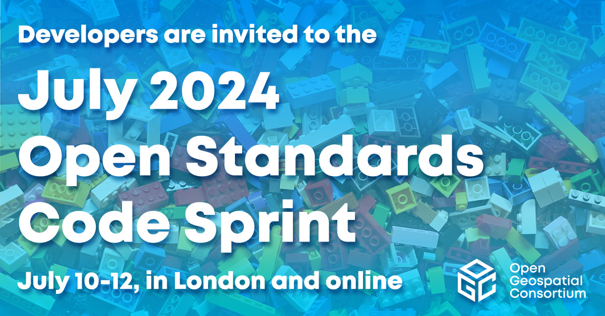 Developers invited to the July 2024 Open Standards OGC Code Sprint