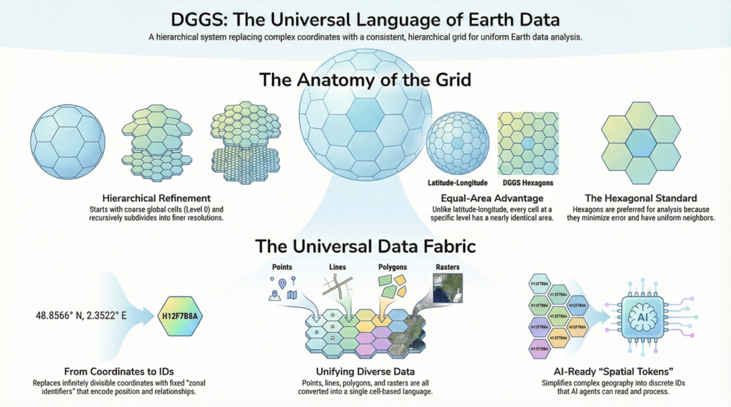 Open Geospatial Consortium - From chat to map: How DGGS + Agentic AI turn geodata into verifiable decision-making bases