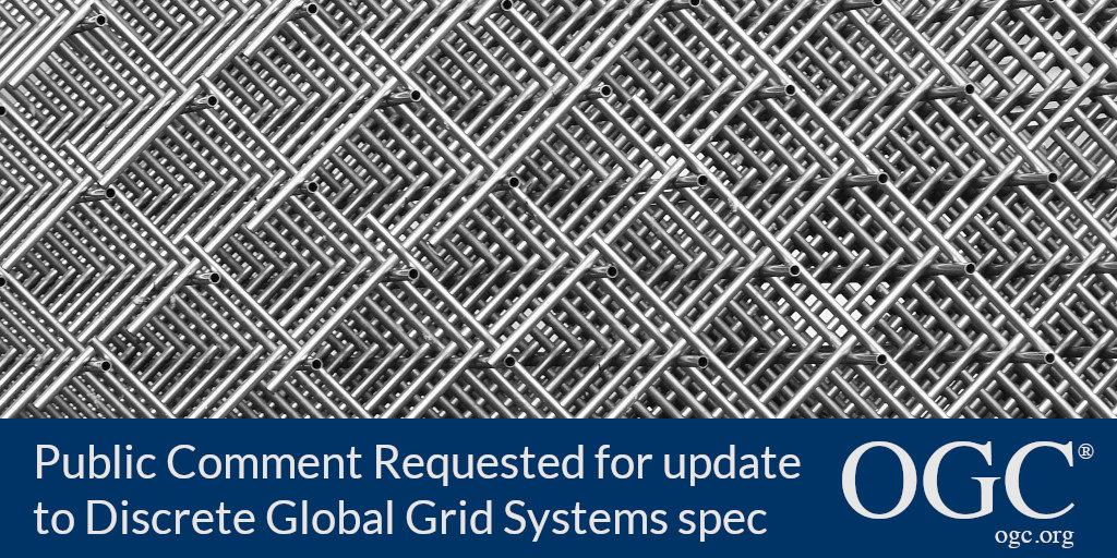 Banner advertising public comment period for update to DGGS abstract specification