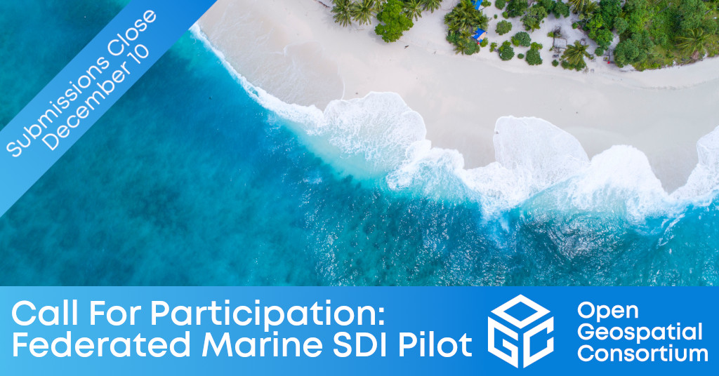 Island meets the sea: participate in the OGC Federated Marine Spatial Data Infrastructure Pilot