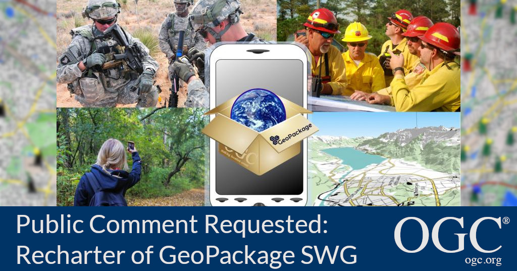 Banner for GeoPackage recharter PR