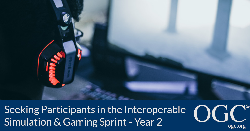 Banner announcing the Second Interoperable Simulation and Gaming Sprint