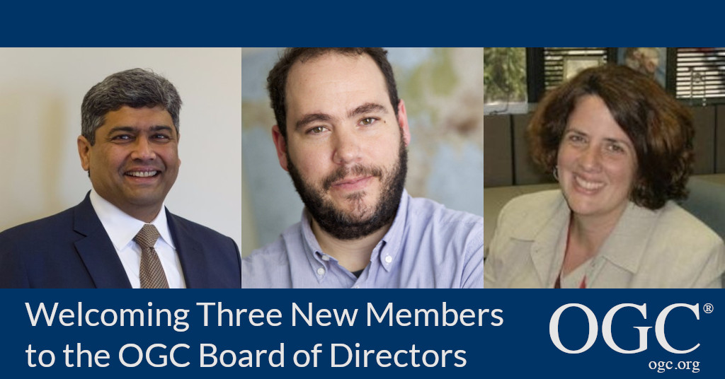 OGC Welcomes Patty Mims, Javier de la Torre, and Prashant Shukle to its Board of Directors