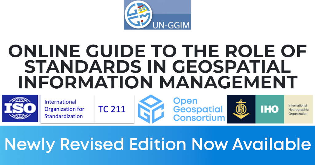 Banner announcing 3rd edition of the Online Guide To The Role of Standards in Geospatial Information Management